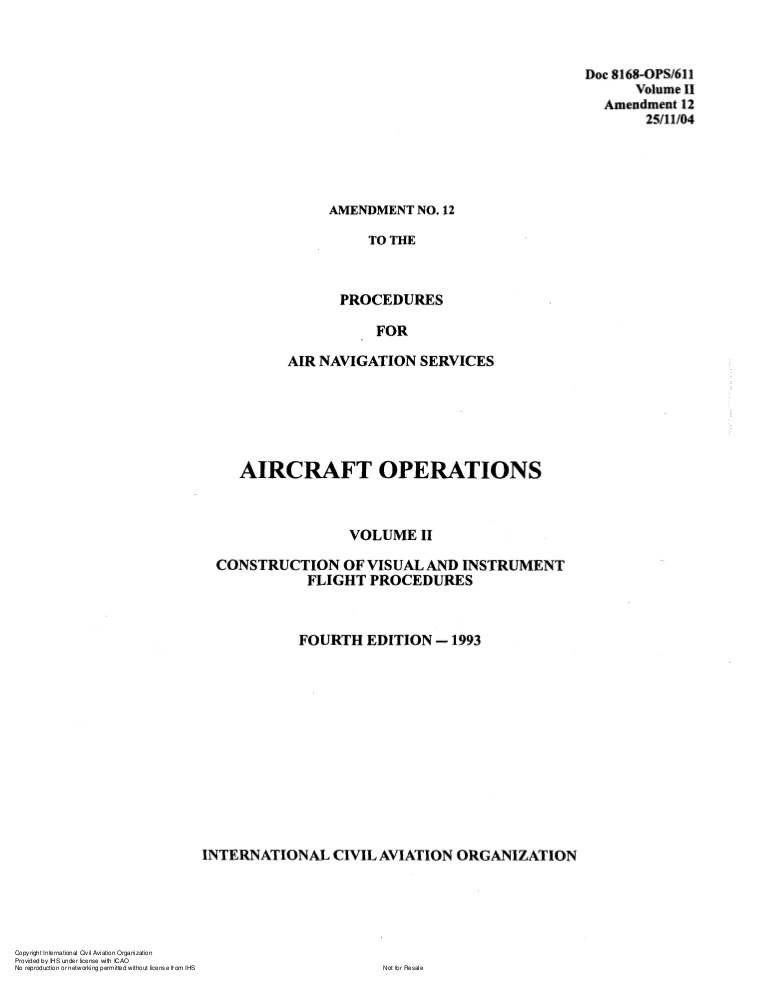 Icao Doc 8168 Free Download